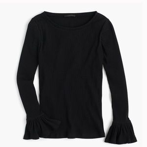 |•J. Crew•| Trumpet Trimmed Long Sleeves